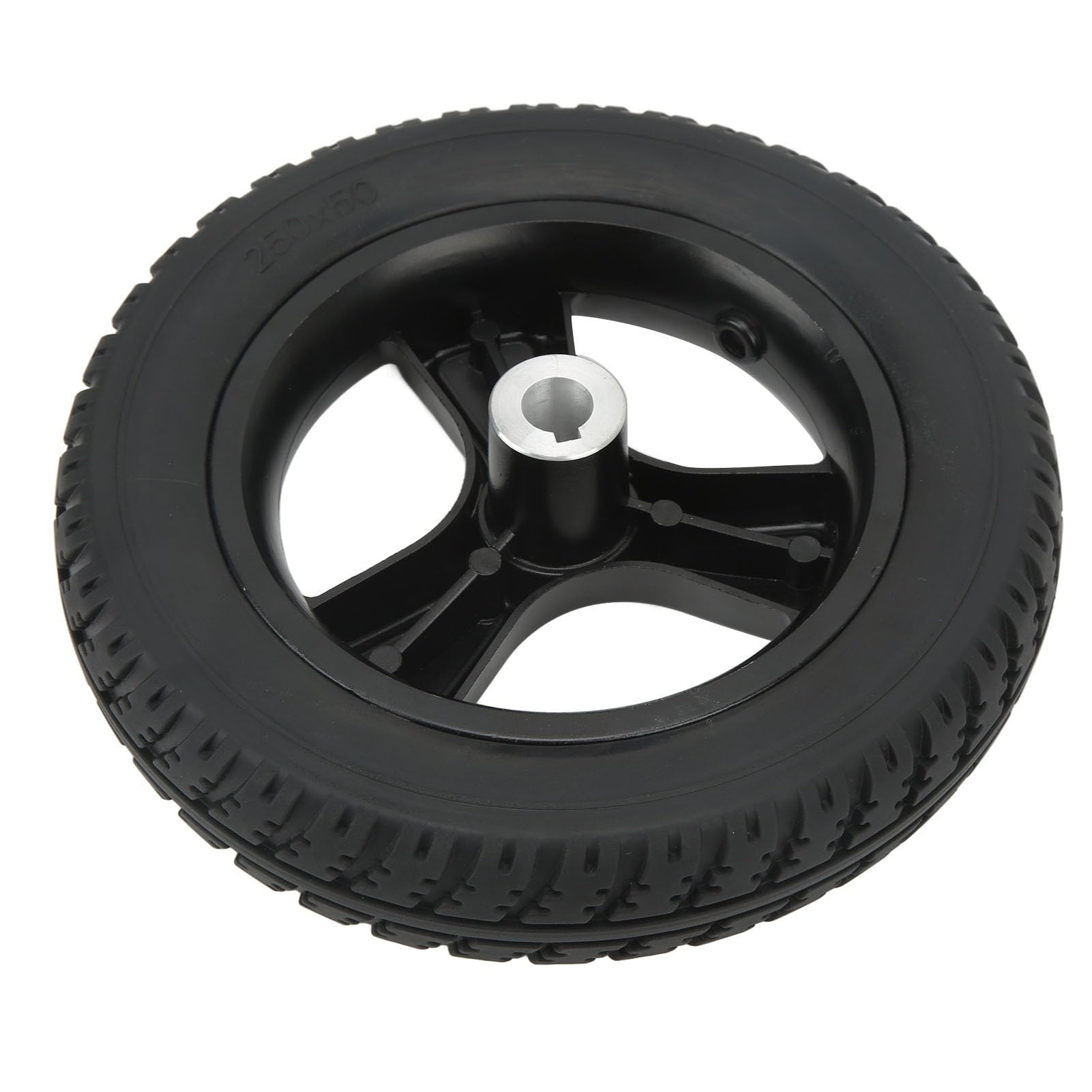 Rueda Trasera para Silla de Ruedas Eléctrica con Capacidad de Carga Fuerte, Rueda para Silla de Ruedas con Cubo de Aleación de 10 Pulgadas
