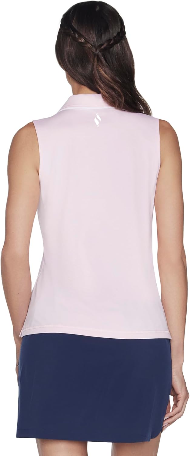 Skechers Womens Godri Swift Club Sleeveless Polo - Image 2