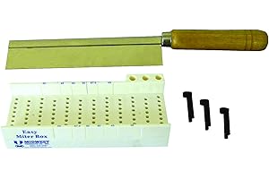 Midwest Products Easy Mitre Box Deluxe For Craft Saw For Wood
