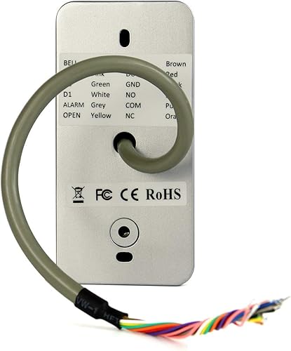 Miniatura 2 de Teclado de control de acceso delgado independiente y lector EM de 125 Khz, teclas retroiluminadas, impermeable y a prueba de vandalismo (AXS Slim)