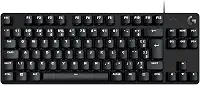 Teclado Mecânico Gamer Logitech G413 TKL SE com Layout ABNT2, Iluminação Branca e Teclas Mecânicas Tactile, Anti-ghosting, Compatível com Windows, macOS - Preto