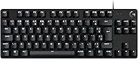 Teclado Mecânico Gamer Logitech G413 TKL SE com Layout ABNT2, Iluminação Branca e Teclas Mecânicas Tactile, Anti-ghosting, Compatível com Windows, macOS - Preto