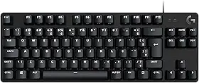 Teclado Mecânico Gamer Logitech G413 TKL SE com Layout ABNT2, Iluminação Branca e Teclas Mecânicas Tactile, Anti-ghosting, Compatível com Windows, macOS - Preto