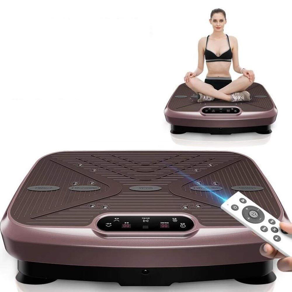 Perder Grasa Power Plate Fitness Trainer Placa de vibración Máquina de Ejercicio Fuente de alimentación Entrenador Máquina de pérdida de Peso Temblor de Todo el Cuerpo Perder Grasa Brazos Delgados C