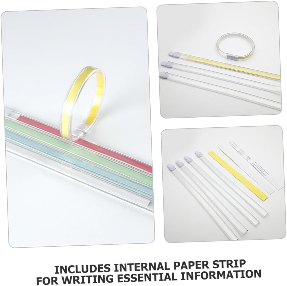 Artibetter 20pcs Medical Wristband Hospital Patient Id Band Writeable Pad for Boys and Girls Adults