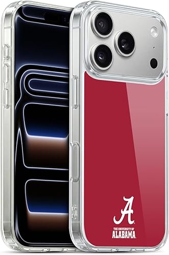 Miniatura 94 de Head Case Designs Funda de gel con logotipo oficial de la Universidad de Alabama UA [protección de grado militar] compatible con Apple iPhone 11