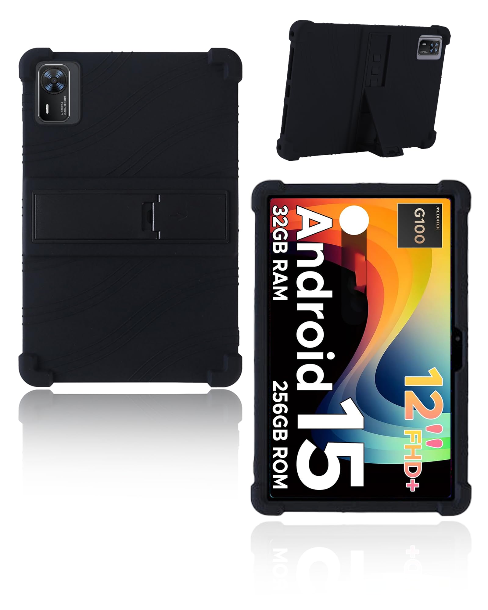 Étui tablette DOOGEE Tab E3+ pour visionnage mains libres noir - 8