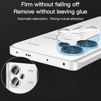 [2+2 pack] for Redmi Note 13 Pro+ 5G/Note 13 Pro plus 5G 3D Tempered Glass Screen protector and camera lens protector.9H hardness.full.coverage super wear-resistant.anti-fingerprint.high-definition cell phone sticker film