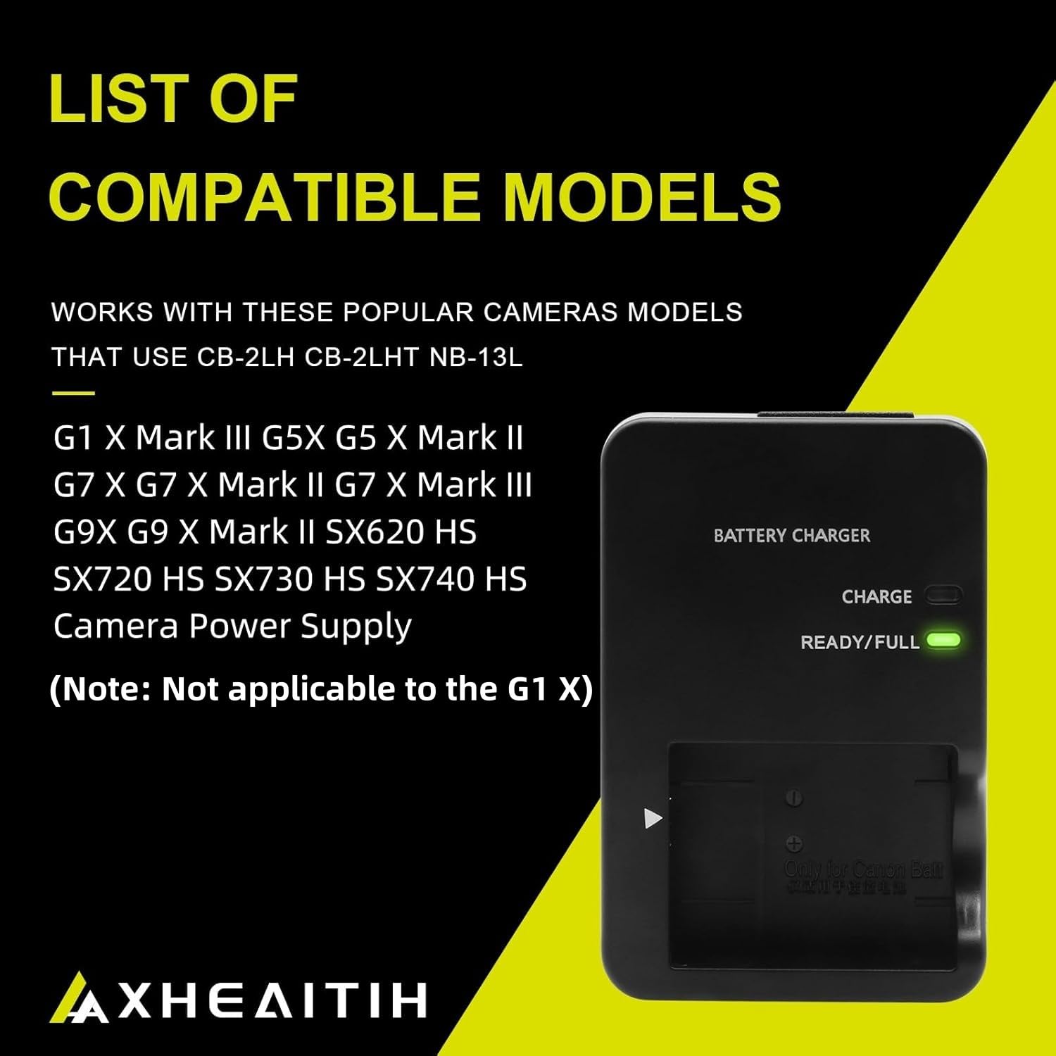 CB-2LH CB-2LHT NB-13L for Canon PowerShot G1 X Mark III G5X G5 X Mark II G7 X G7 X Mark II III G9X G9 X Mark II SX620 SX720 SX730 SX740 HS