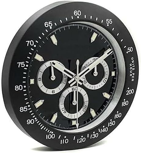 Miniatura 2 de Reloj de pared grande de 14 pulgadas, funciona con pilas, cuarzo silencioso sin tictac, decoración analógica moderna para el hogar y la oficina,