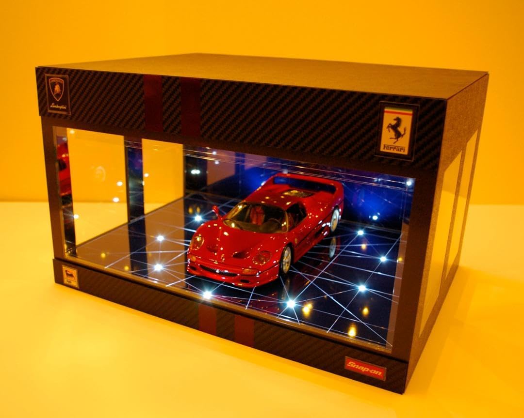 Amazon.co.jp: 118展示可能コバルトブルー幾何学ディスプレーBOX ネオ 