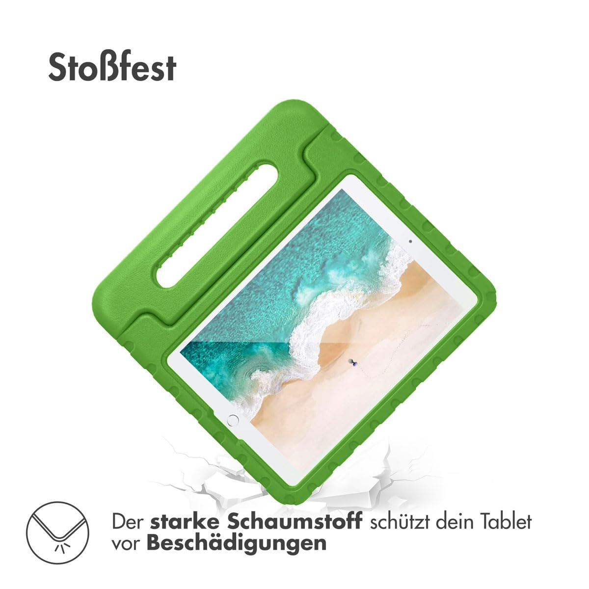 IMoshion Custodia Per IPad 10.2 (2020/2019) Per Bambini – Antiurto, Con Impugnatura E Supporto, Antiscivolo