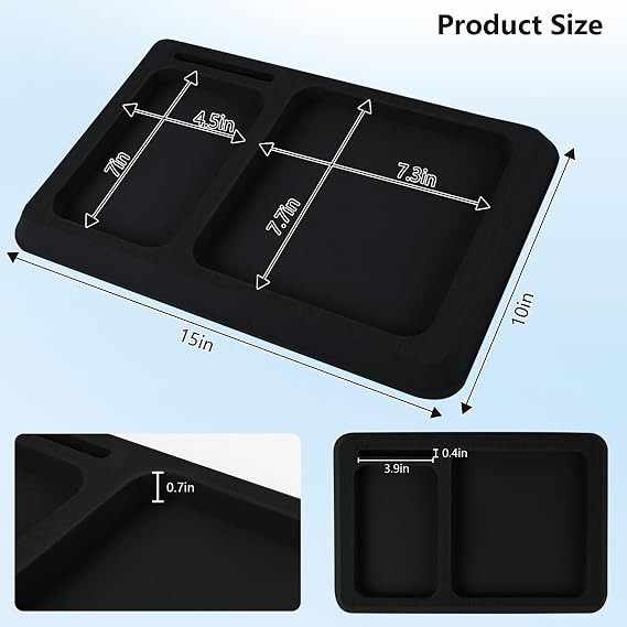 Boat Dash Pad,Multi-Compartment Design Boat Dash Pad Foam,EVA Foam Boat Dashboard Organizer Accessory Holder for Fishing Boats, Kayaks, Car Dashboards,1510In