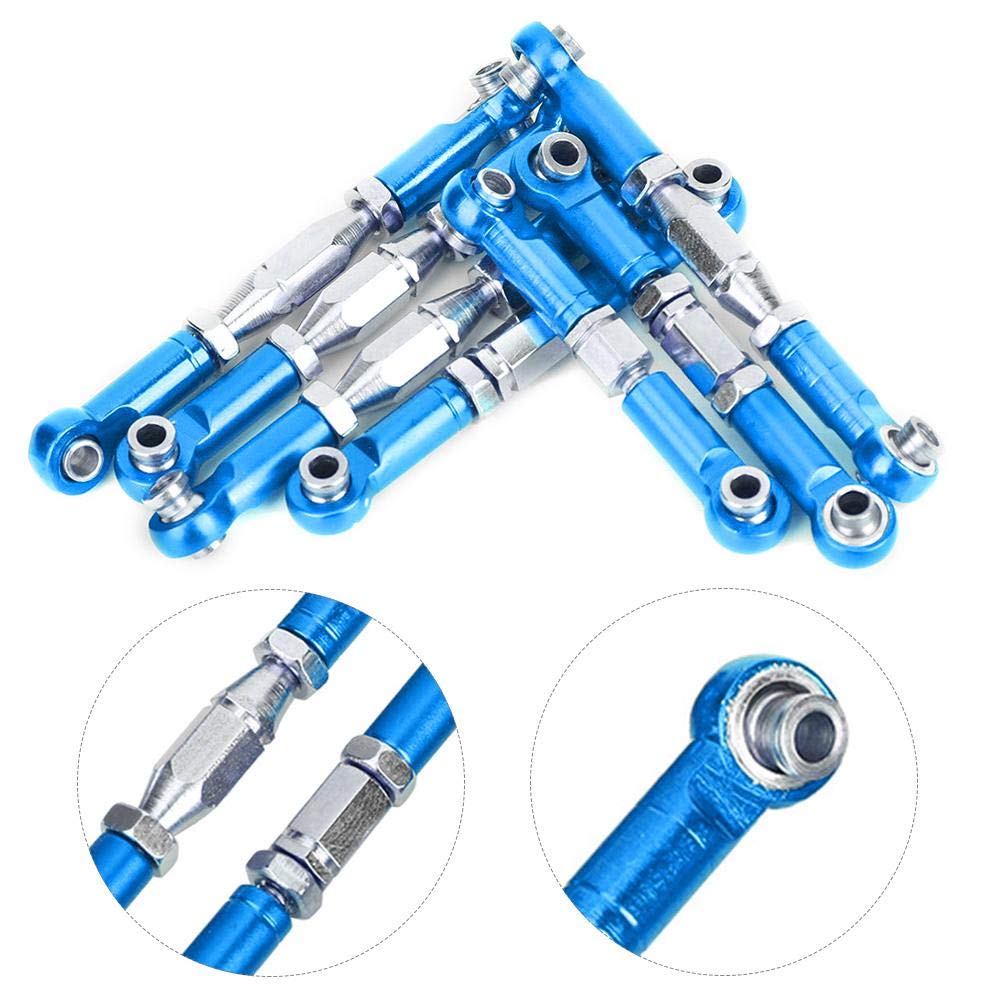 So 7 pcs RC Voiture Métal Servo Tige de Tirage avec Tournevis Lien Tirer fit pour WLtoys 144001 1/14 Voiture(Bleu)-Dilwe 4Pcs Rc Car Direction Barre D'Accouplement So 7 pcs RC Voiture Métal Servo Tige de Tirage avec Tournevis Lien Tirer fit pour WLtoys 144001 1/14 Voiture(Bleu)-Dilwe 4Pcs Rc Car Direction Barre D'Accouplement