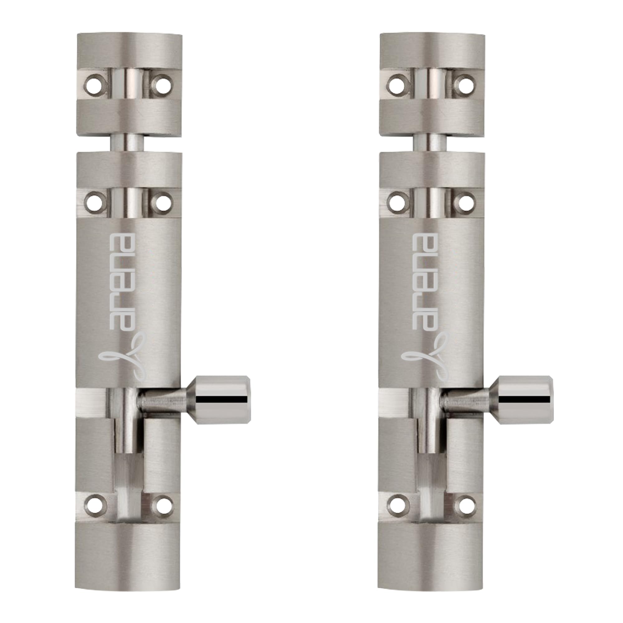 Arena 4 inch Aluminium Tower Bolt | Satin Finish | Home and Offices Doors and Windows Tower Bolt, Pack of 2, Satin Finish (B0CMTYC84X) Amazon Price History, Amazon Price Tracker
