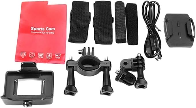 VEMONT Cámara deportiva 1080P 12MP a prueba de agua miniatura 4