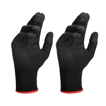 MACIMO 2Pcs Game Gloves for PUBG Sweat Proof Non-Scratch Press Screen Gaming Finger Thumb Sleeve Gloves