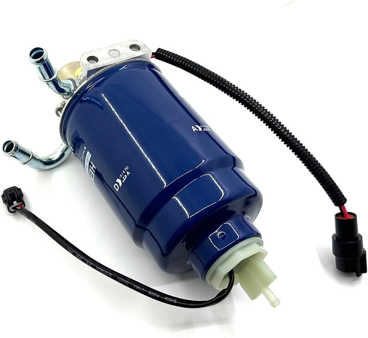 Fuel Filter Assembly/Housing Fit for 2001-2004 Chevy Silverado/GMC Sierra 2500HD 3500HD 6.6L Duramax LB7 Diesel trucks compatible 904-558 97780061 PFF4245R2-04 with filter, water sensor