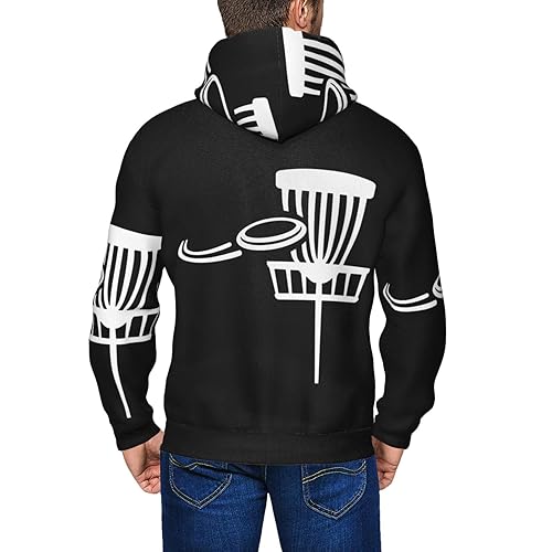 KADEUX Disc Golf Basket With Flying Disk Hoodies Mens Woman
