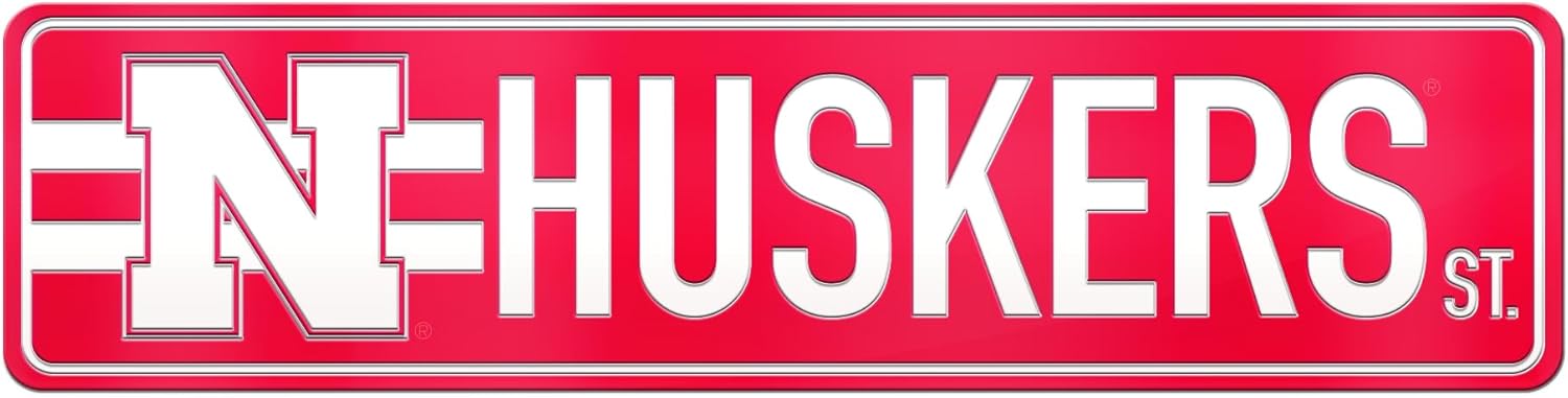 Rico Industries NCAA Standard Laser Cut Acrylic Street Sign 3.5” X 14.25” Home Decor - Bedroom - Office - Man Cave