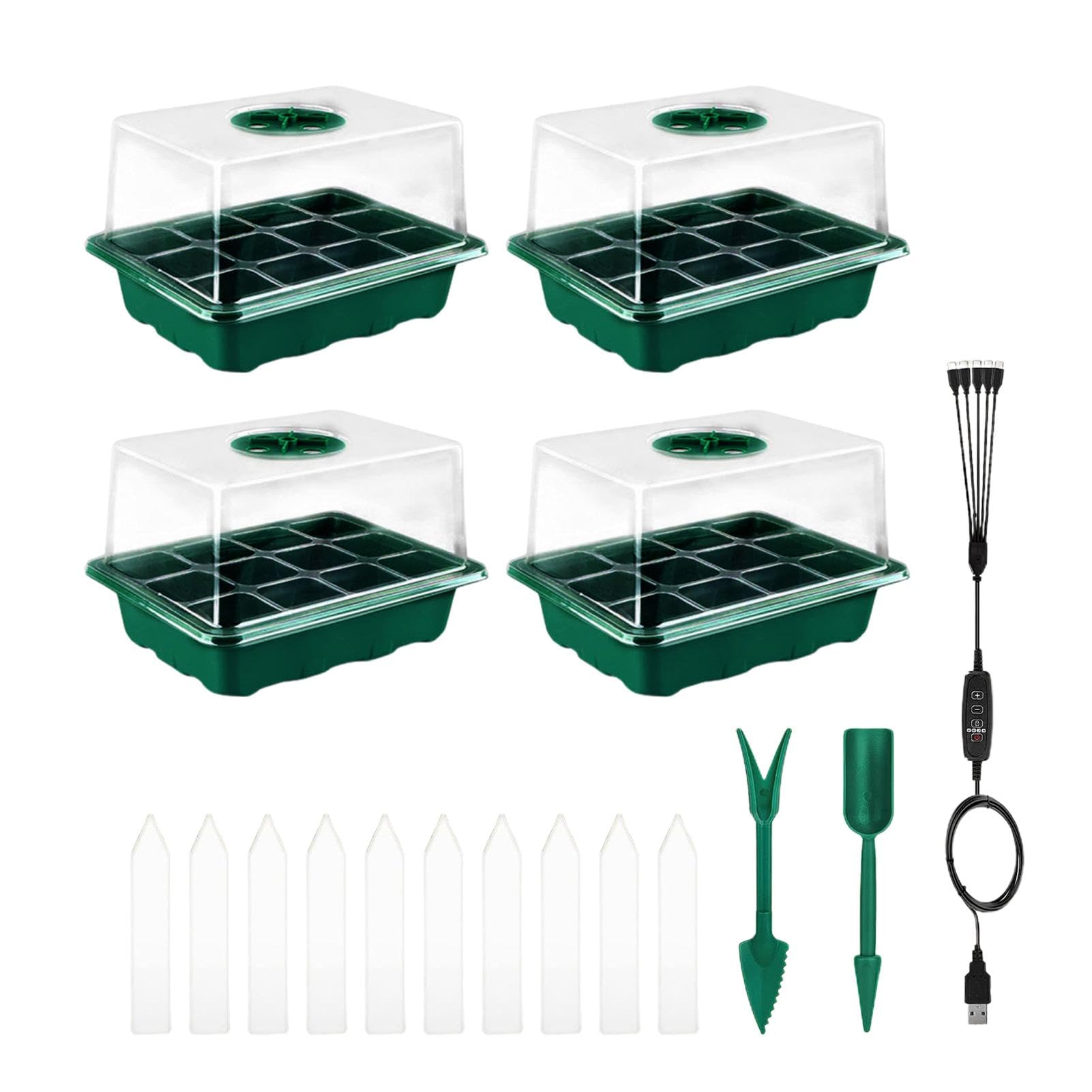 Plateaux pour, Kit Initial de Jardinage intérieur, Plateau de Germination des, Kit de Propagation des, Kit de Propagation des Clones, Kit de démarrage des de dans