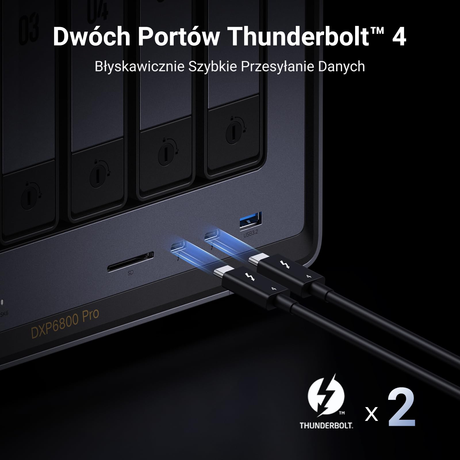 UGREEN NASync DXP6800 Pro【新品・未開封】 UGREEN 6ベイ NAS｜最大196TB & 30日間の安心お試し