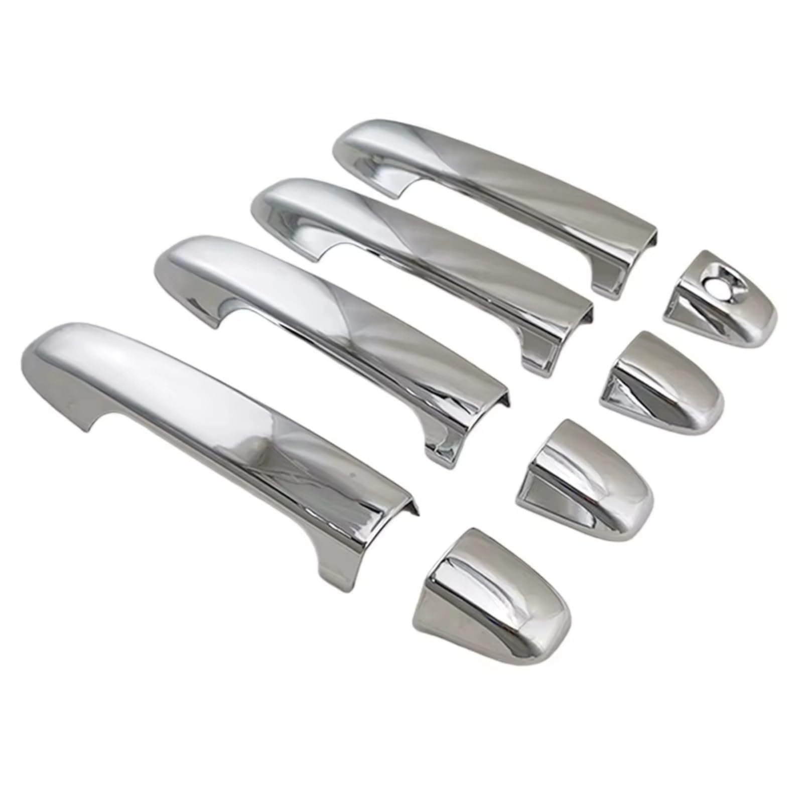 Qdzvalumv Full Coverage Car Door Handles Cover Shell Compatible With Toyota For Camry 2012-2017 Car Exterior Door Handle Cover Decoration Styling Accessories Set(Full Coverage)