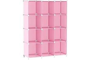 AWTATOS Pink Storage Shelves: Chic Storage Solutions for Every Nook