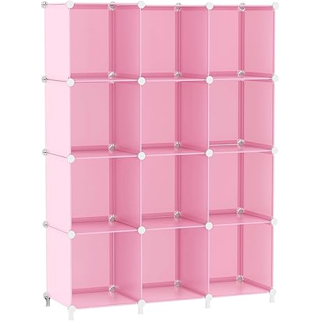 AWTATOS Pink Storage Shelves: Chic Storage Solutions for Every Nook