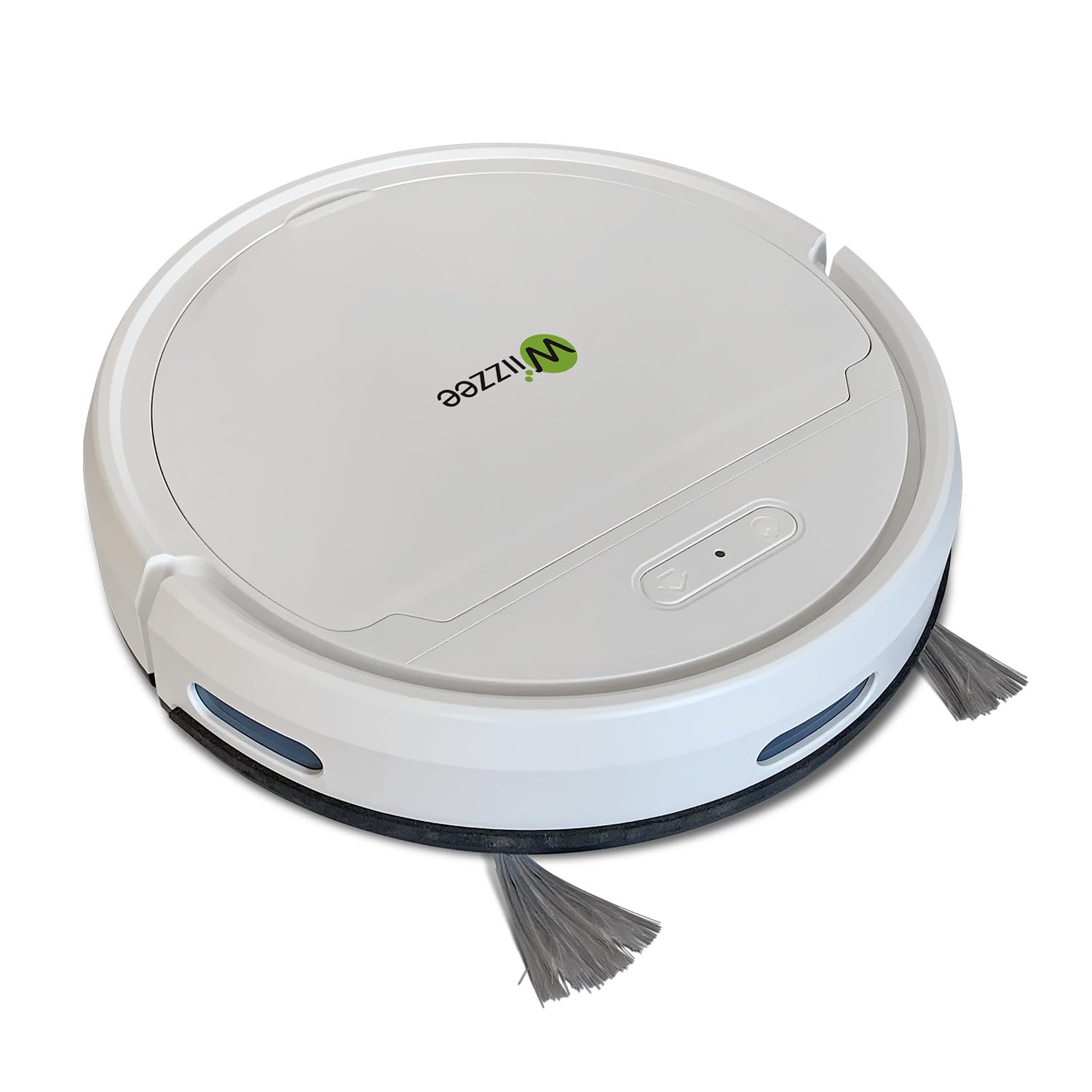 Wiizzee Robot Aspirador AR02, Delgado Silencioso WiFi Conectado con Tuya, 5 Modos de Limpieza, Autocarga, 90min Autonomía, Todos los Suelos Lisos, Sistema de Navegación Giroscópica