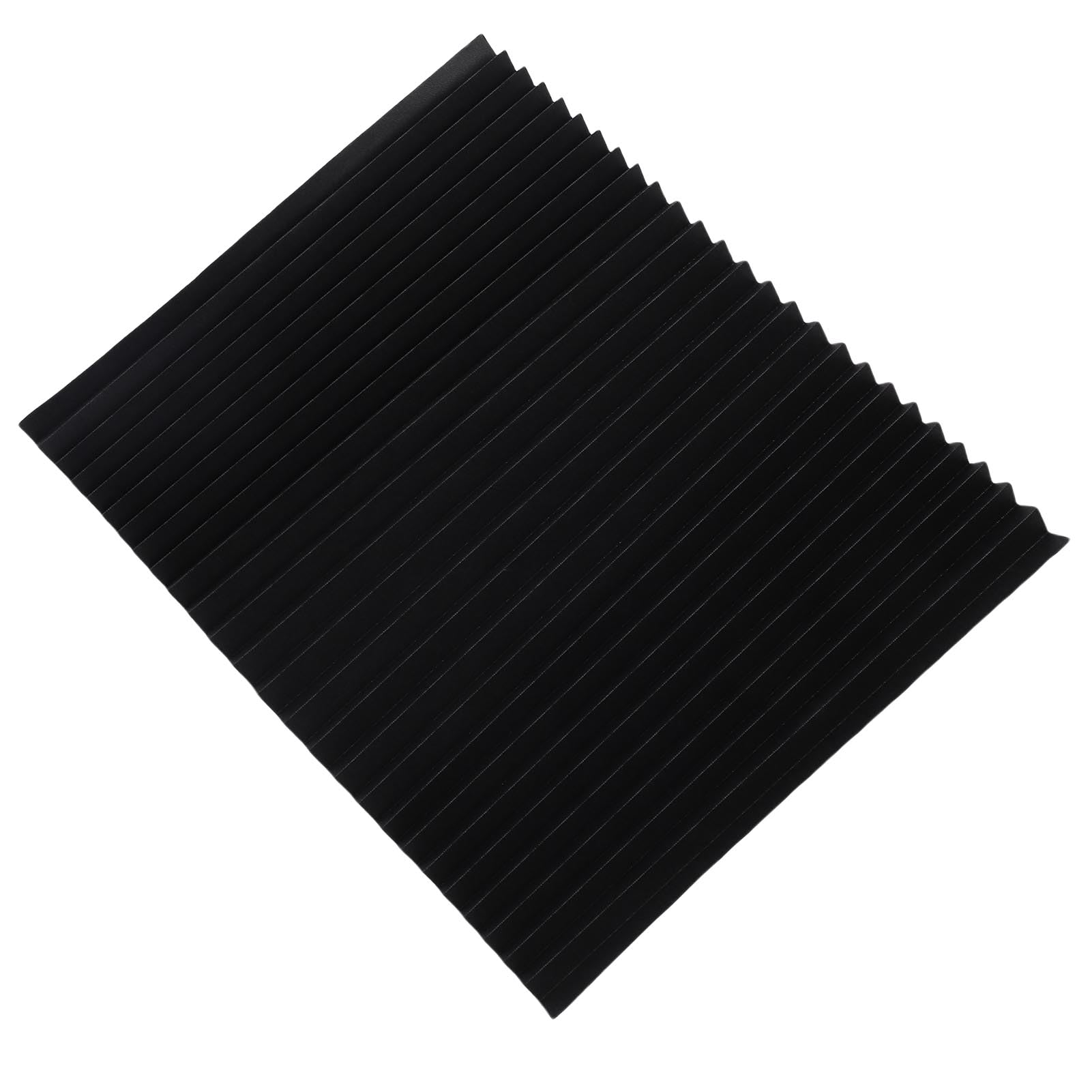 Persianas para RV, Blackout Totalmente Tela No Tejida Sin Perforación Adhesivo Persianas para Ventanas de Autocaravanas, con Cinta de Sujeción para RV Remolque de Viaje Ventanas (Negra)