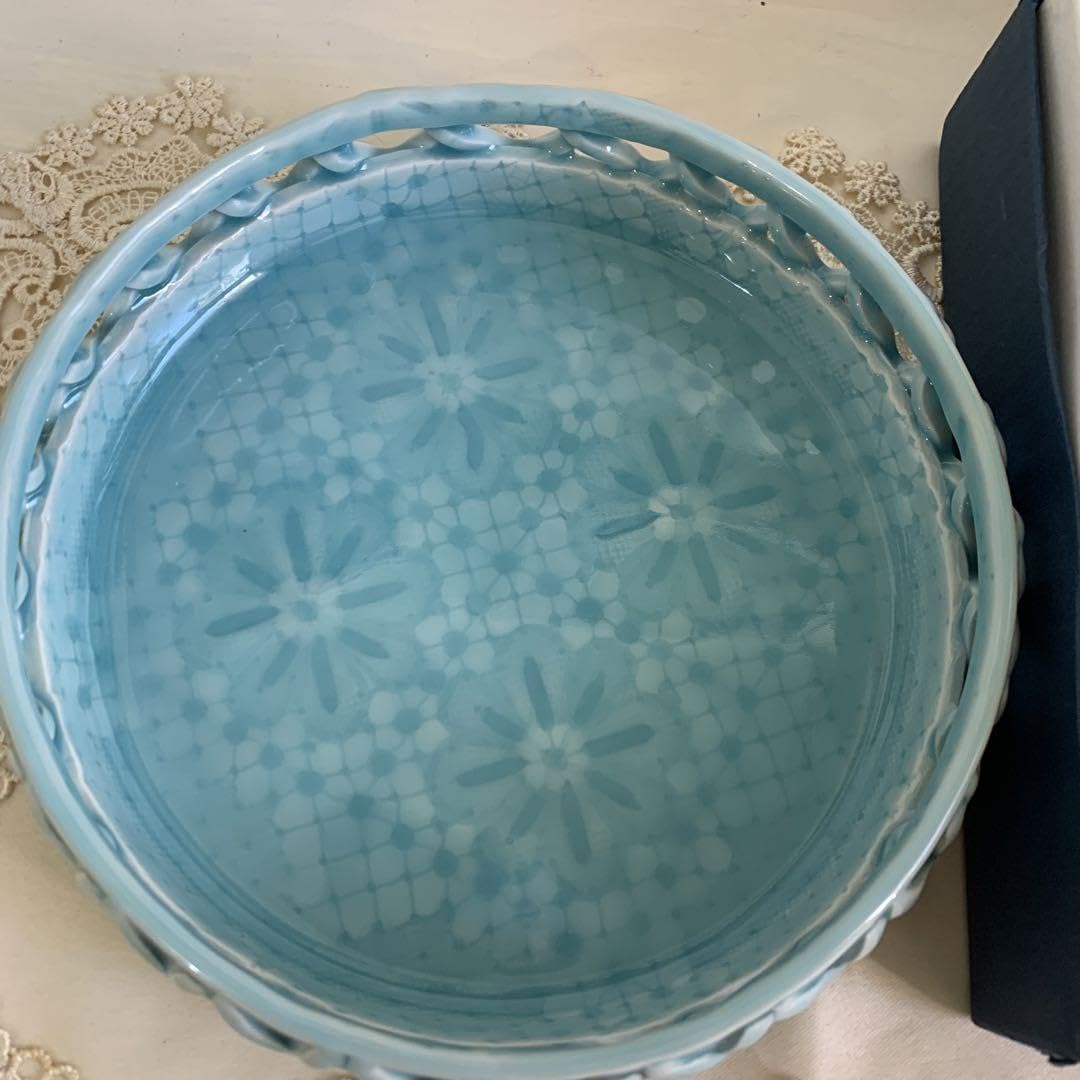 有田焼 真光窯青磁手造菓子鉢 有田焼 真光窯青磁手造菓子鉢