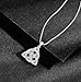 AUDINCEED Celtic Jewelry 925 Sterling Silver Necklace Celtic Knot Necklace For Women Celtic Irish Jewelry Nudo de celta plata 925 Original Trinity Knot Pendant Amuleto de Proteccion