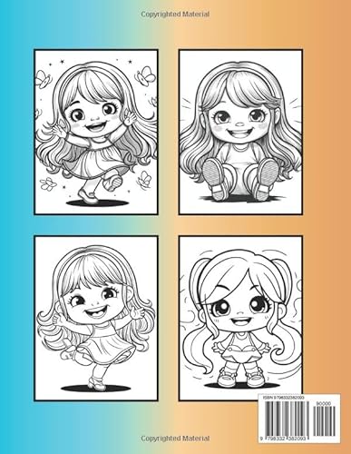 Chibi Cuties Kawaii Adorable Girls Coloring Book: Kawaii Chibi anime style for Girls who love to 