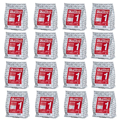 Gluten Free Flour Glutinò Kg. 1 - Bread and Pizza - Cardboard 16 PIECES