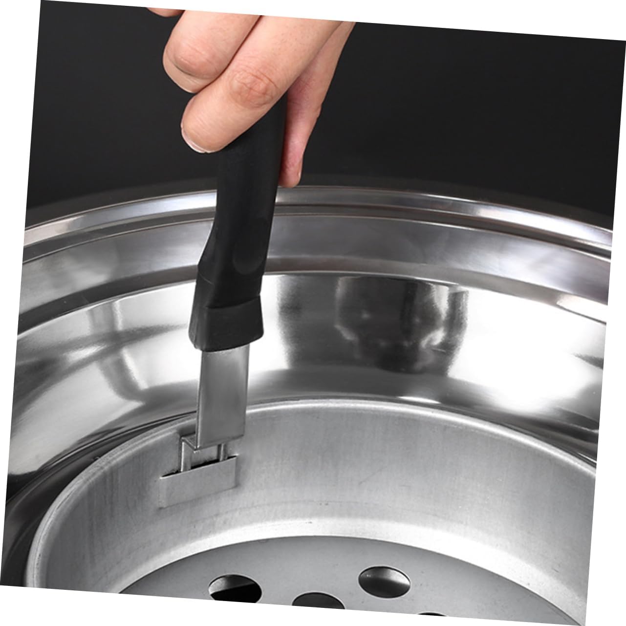 3Pcs Stainless Steel Grill Plate Lifter Gripper Tool for Home BBQ