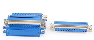 Aexit 5Pcs 37 Audio & Video Accessories Pin D-SUB DB37 Female IDC Connector for Flat Connectors & Adapters Cable