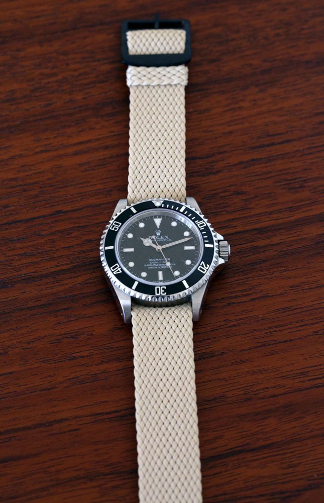 Da Luca Braided Nylon Perlon Watch Strap (PVD Buckle) 18mm 20mm 22mm 24mm