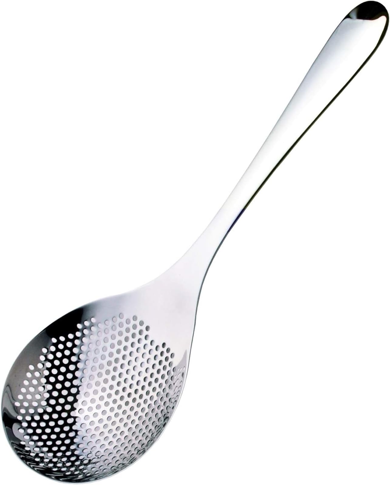 Noji Slotted Ladle, Small Stainless Steel