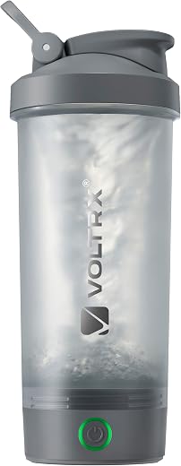 VOLTRX Protein Shaker Bottle, Merger USB C Rechargeable Electric Protein Shake Mixer, Shaker Cups for Protein Shakes and M...