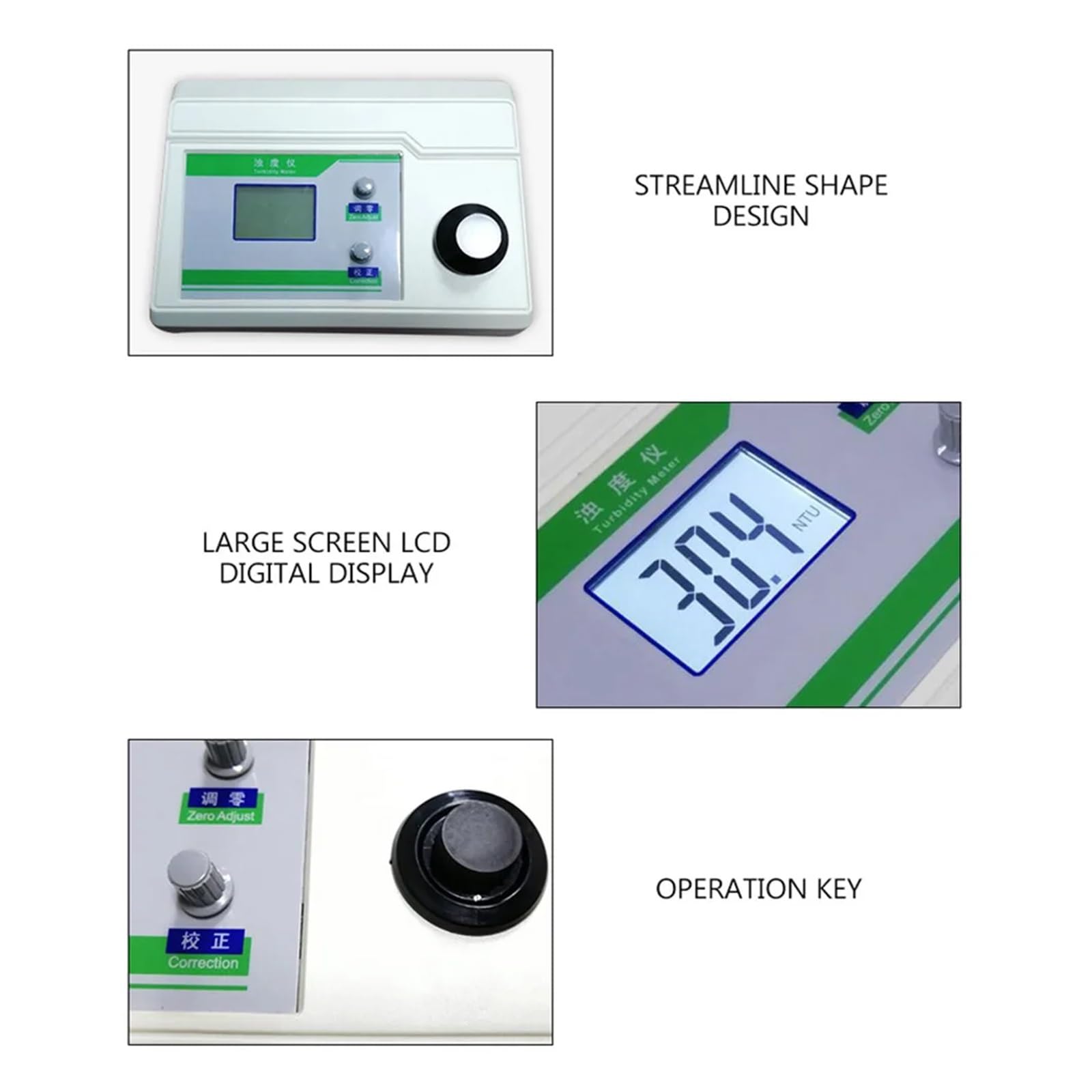 Trübungsmessgerät, Desktop-Trübungsmessrät Hersteller von reinem Wasser Turbidimeter Desktop-Trübungsdetektor,Professionell(WGZ-1A)