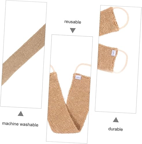 Miniatura 9 de Beavorty Esponja de limpieza de barra de baño Esponja corporal Esponja de baño para cuerpo Mango extra largo Cepillo de espalda de lufa Correa de