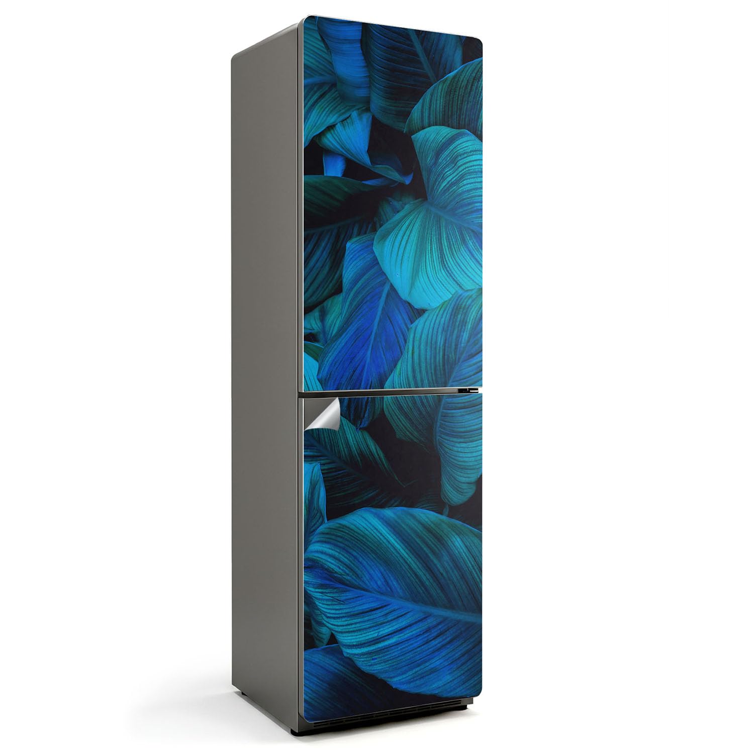 Sticker porte réfrigérateur 60x205 cm décoration cuisine