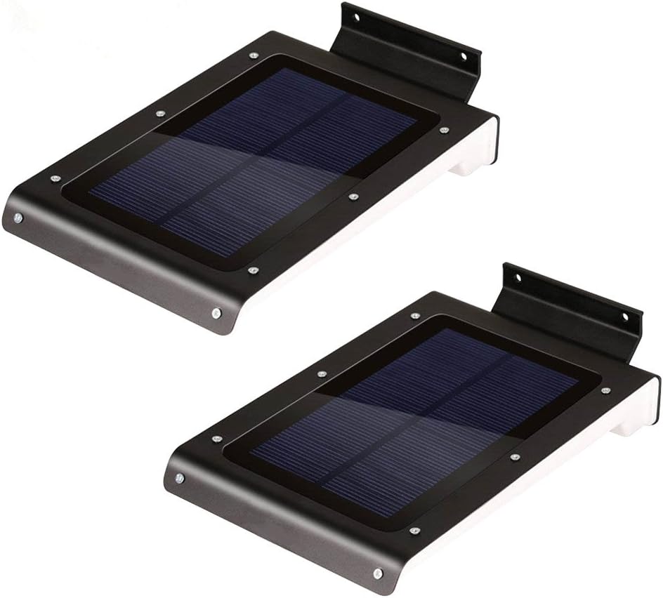 32 LED Solar Motion Sensor Lights Outdoor Wireless Solar Powered Wall Lights, Waterproof Garden Wall Porch Lights with Motion Activated Auto On/Off for Patio,Deck,Yard๏ผ2 Pack๏ผ