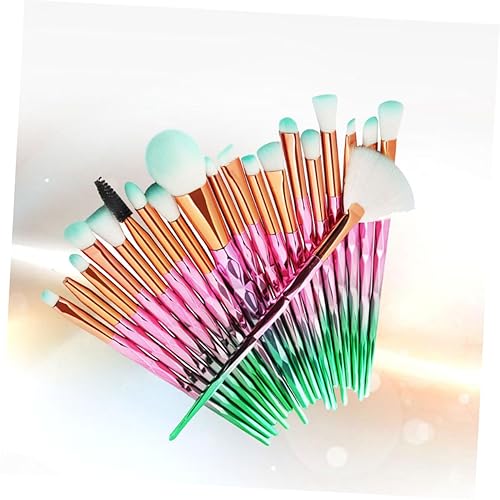 Miniatura 9 de FRCOLOR 20pcs Set herramienta de maquillaje brochas de maquillaje rubor cepillo maquillaje cepillo de maquillaje cepillo cosmético degradado cepillo