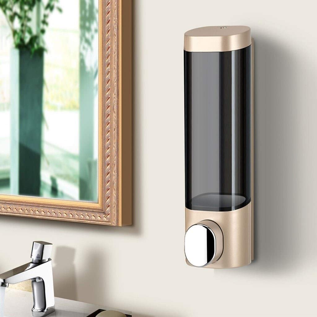 dispenser sapone/Dosatori per sapone liquido Punch-libera a parete Manuale di dispenser di sapone shampoo doccia gel bottiglia Iniziale Hotel dispenser di sapone 300ml * 2 Erogatore del Sapone/Dispens