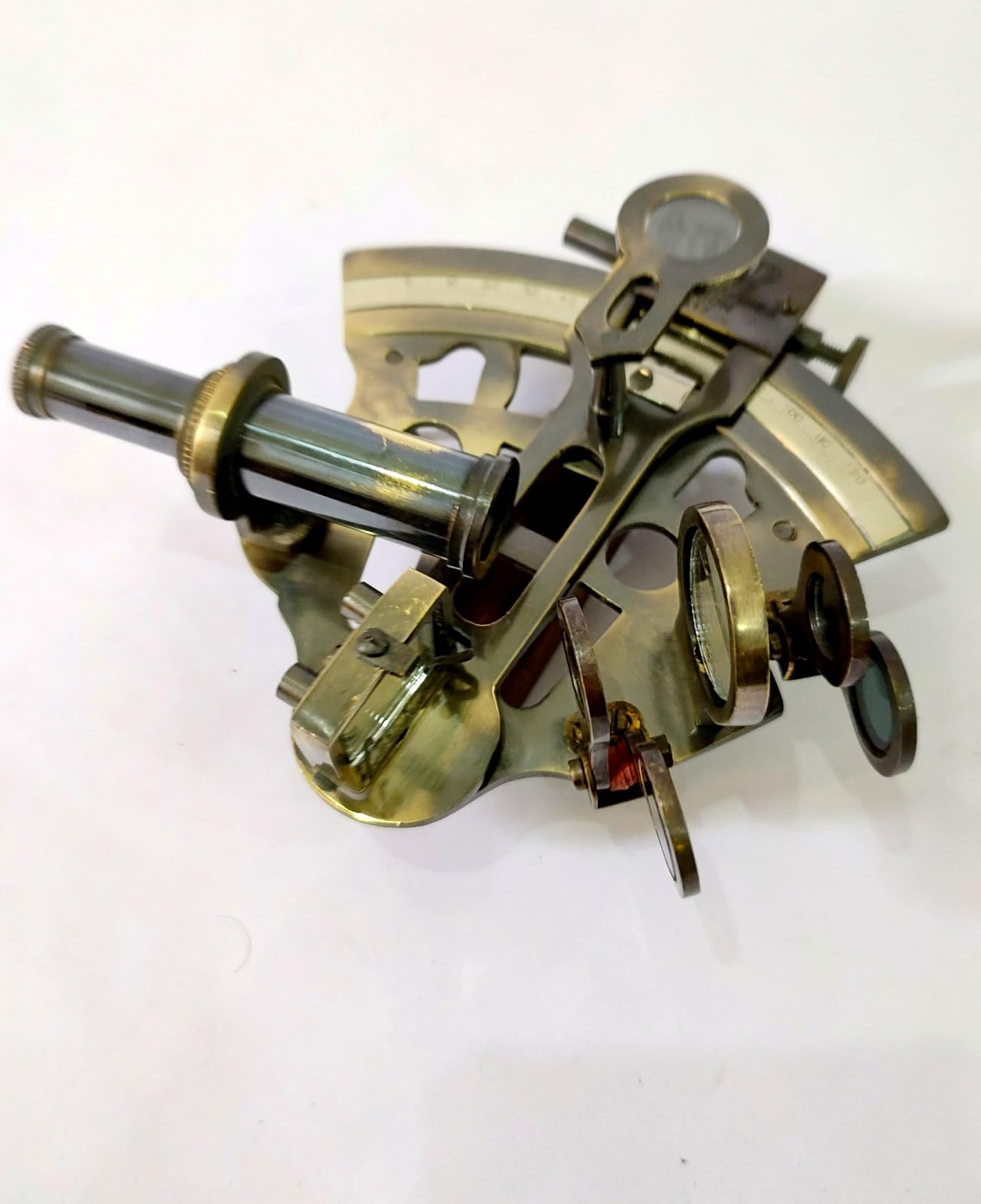 Amazon.co.jp: Ganga Nautical 5インチ アンティーク六分儀航海真鍮