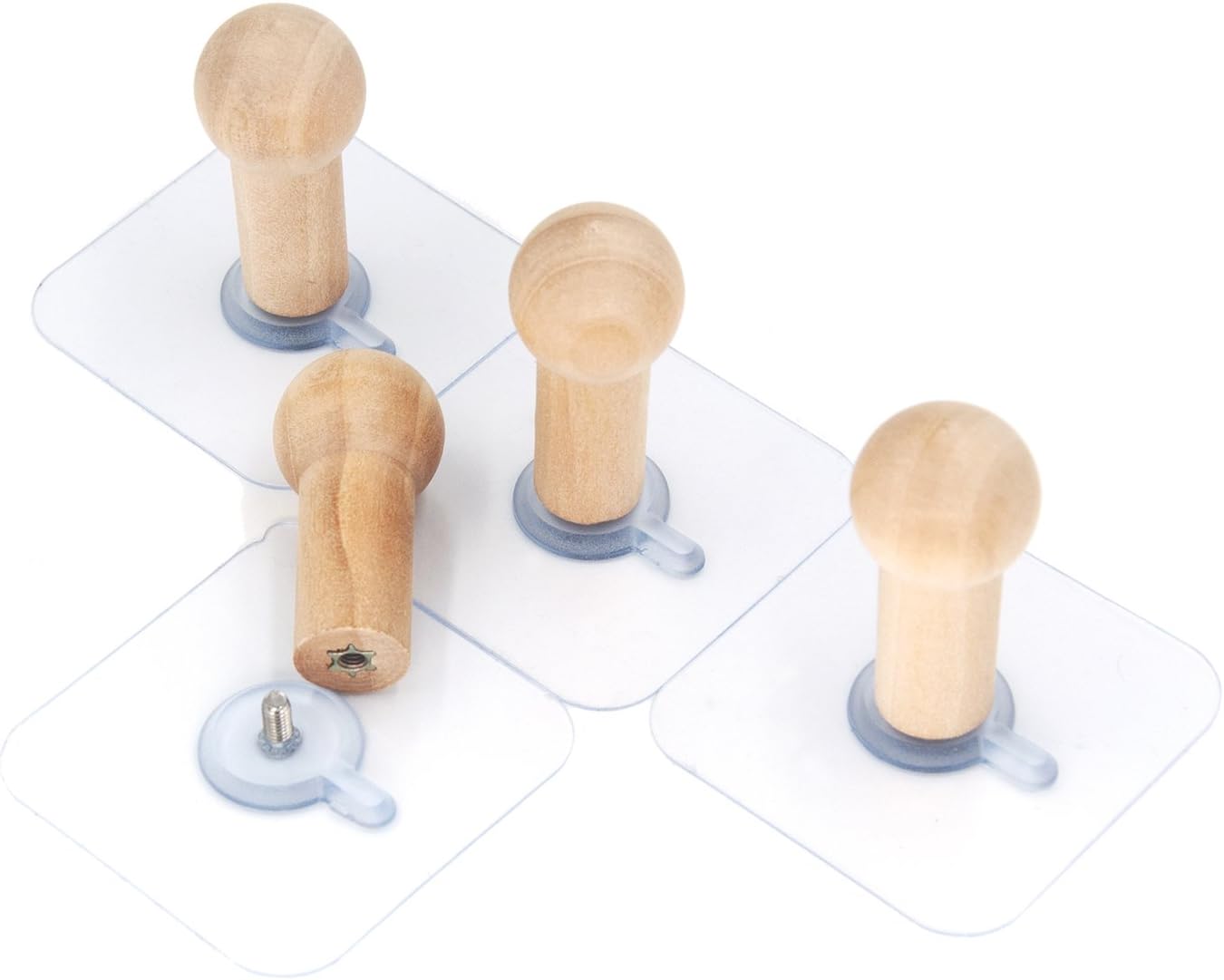 Sendida Bathroom Hanger Hooks - No Drilling, DIY, Super Strong Glue Adhering, SD173 Heavy Duty and Rustproof Storage Corner Hooks