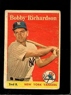 1958 TOPPS #101 BOBBY RICHARDSON FAIR YANKEES