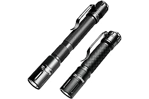ULTRA BRIGHT Mini Flashlight 3 Modes Pocket Clip Flashlight Powerful, Small Flashlights...
